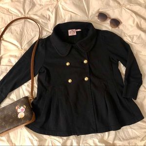 Juicy couture gold button jacket